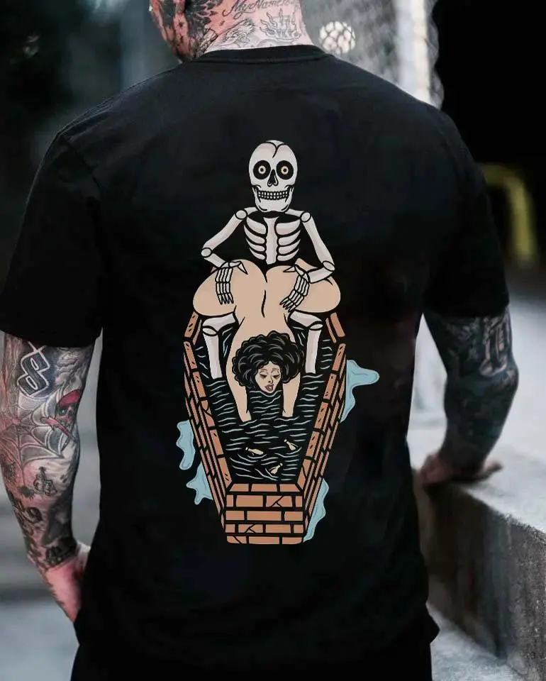 Love Till Death Printed Men's T-shirt