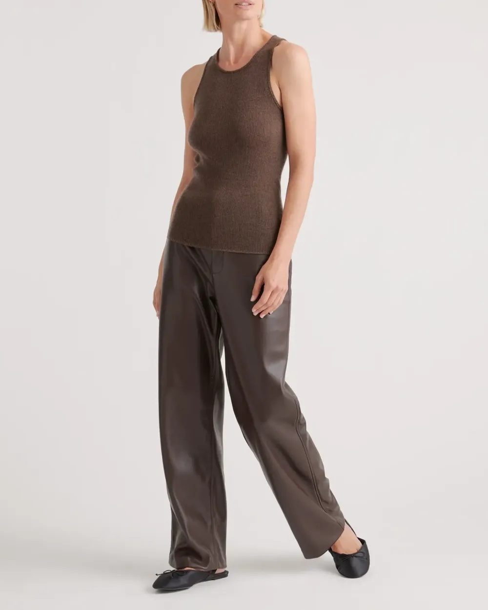 Featherweight Cashmere Ribbed Tank