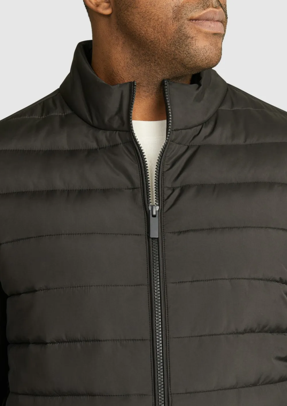 BLACK MILAN PUFFER JACKET