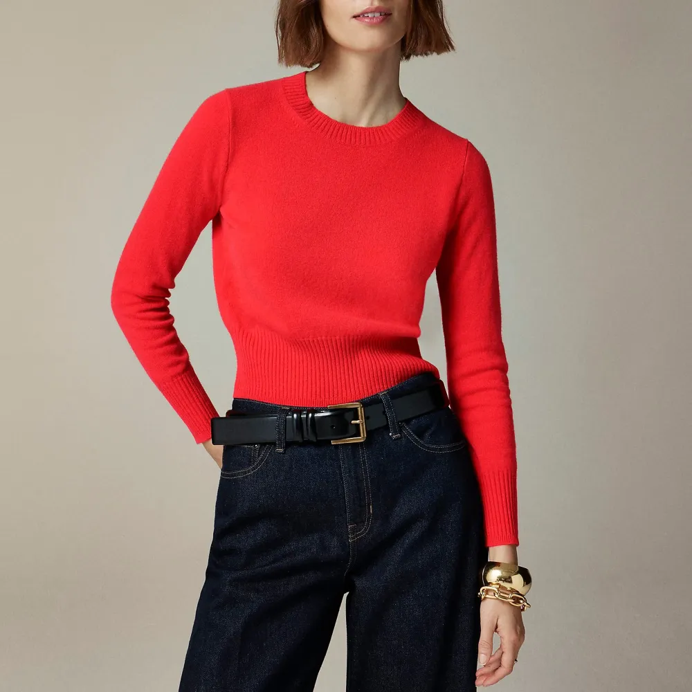 Cashmere classic-fit crewneck sweater