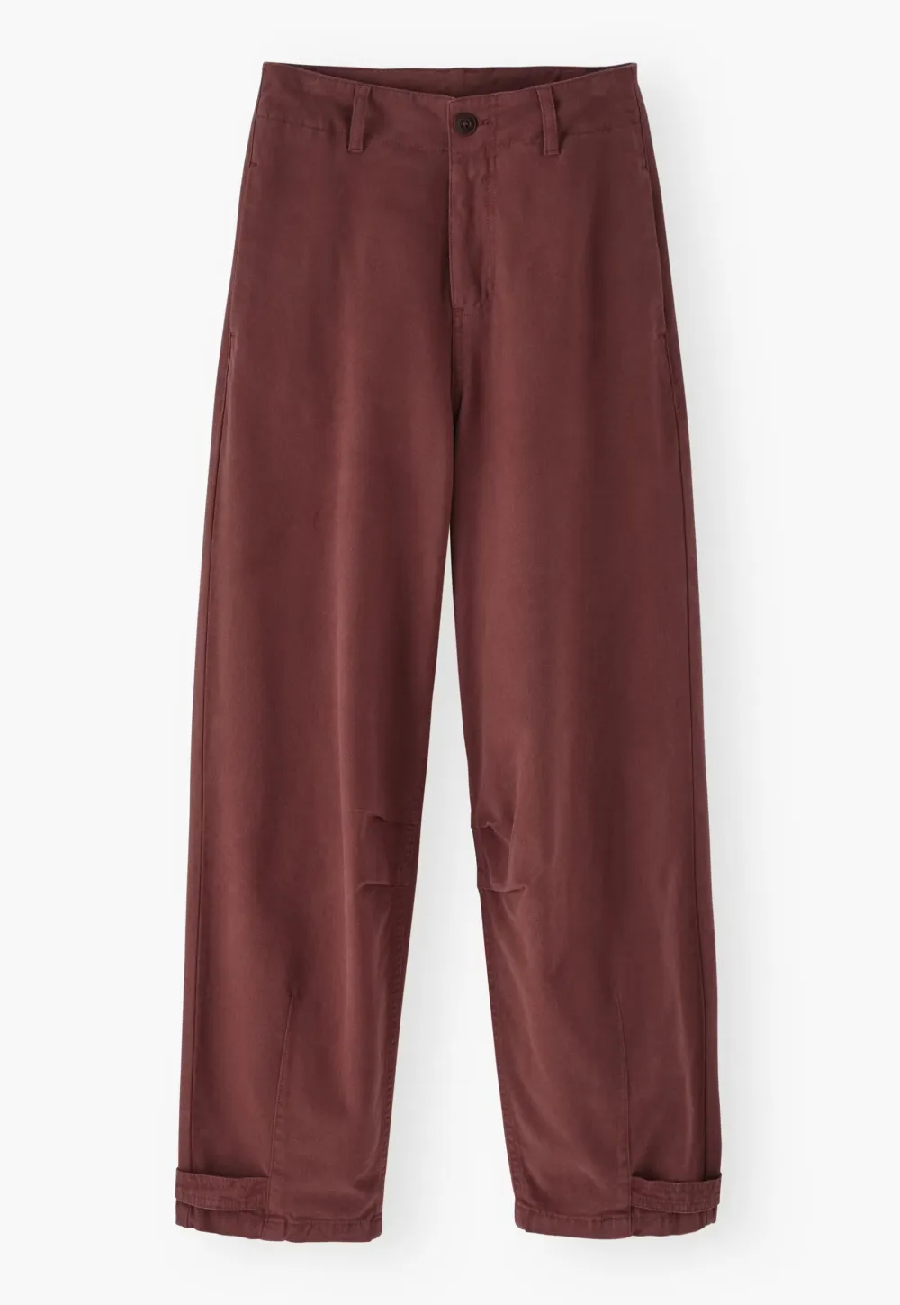 Adjustable-hem trousers
Stretch cotton