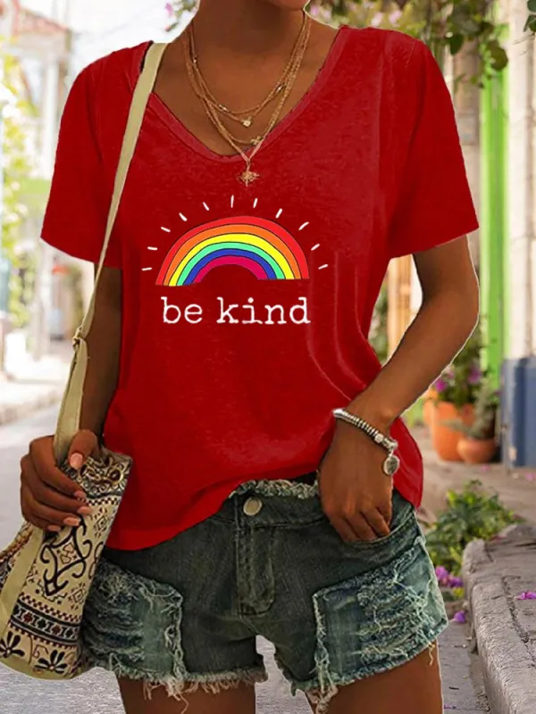 T-Shirt LGBT Pride Shirt Women Cute Graphic Tees Casual T-Shirt Loose Fit Shirts Short Sleeve Tops