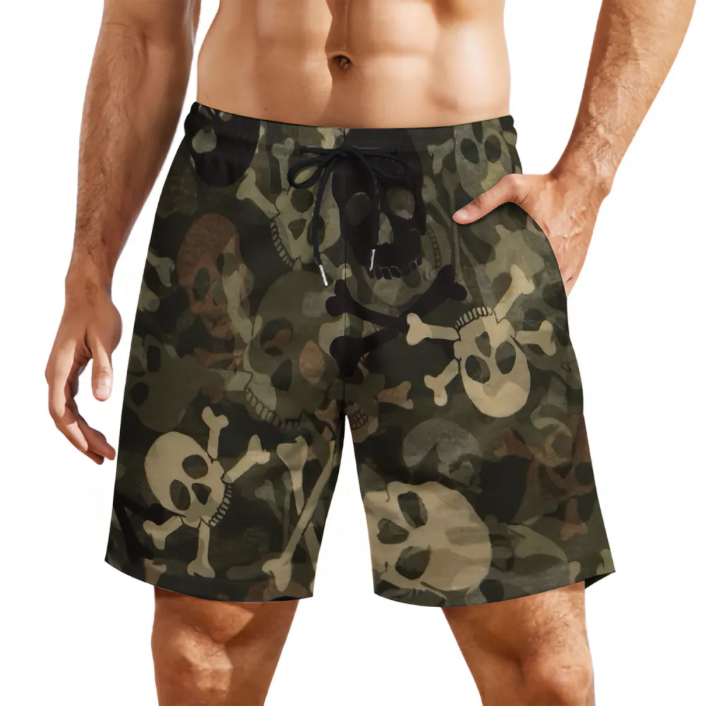Skeleton Sports Breathable Beach Shorts