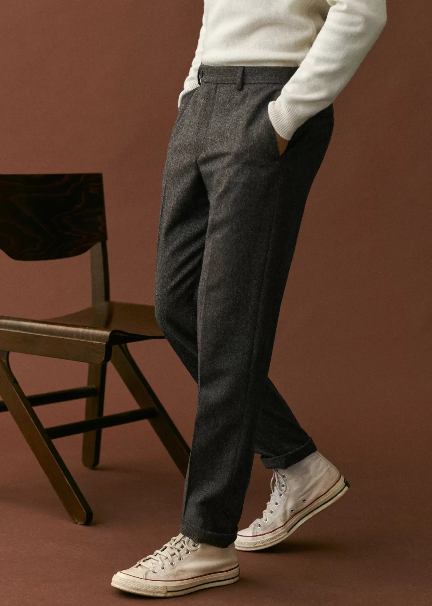 Carl Semi-Slim Fit Trousers