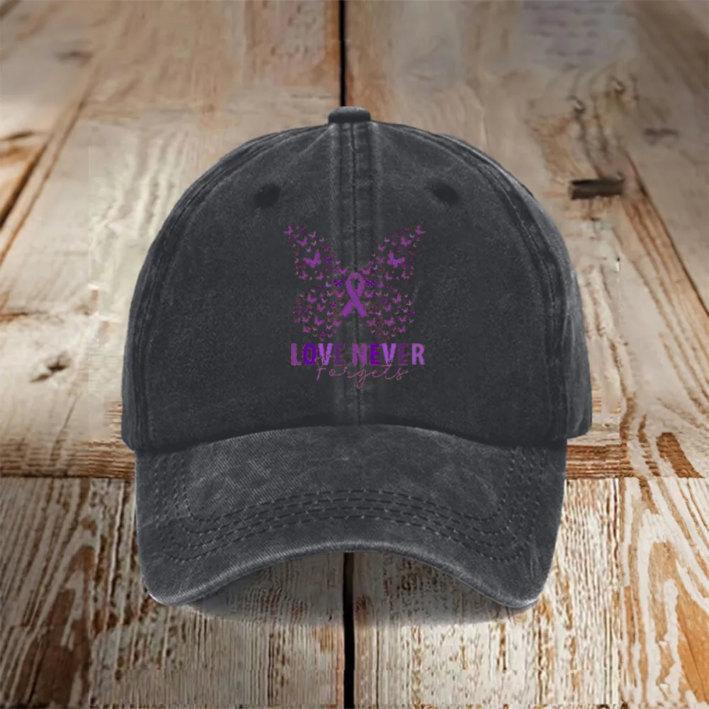 Love Never Forgets Baseball Caps