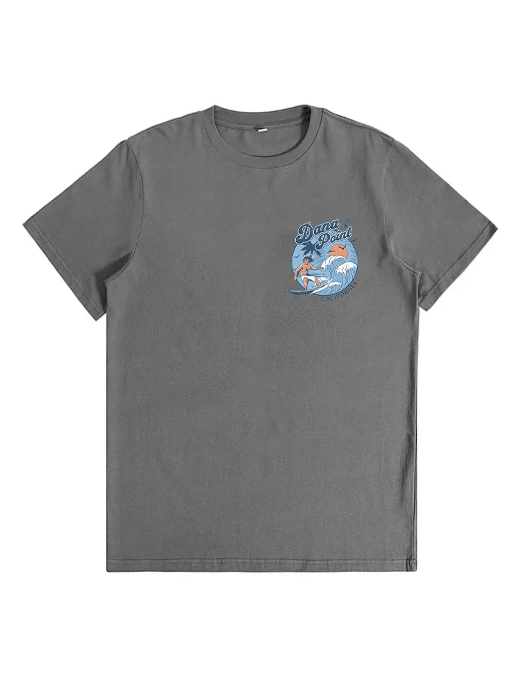 1970S Vintage Surfing Dana Point, California Retro Sunset // Old School Surfer // Surf California T-Shirt