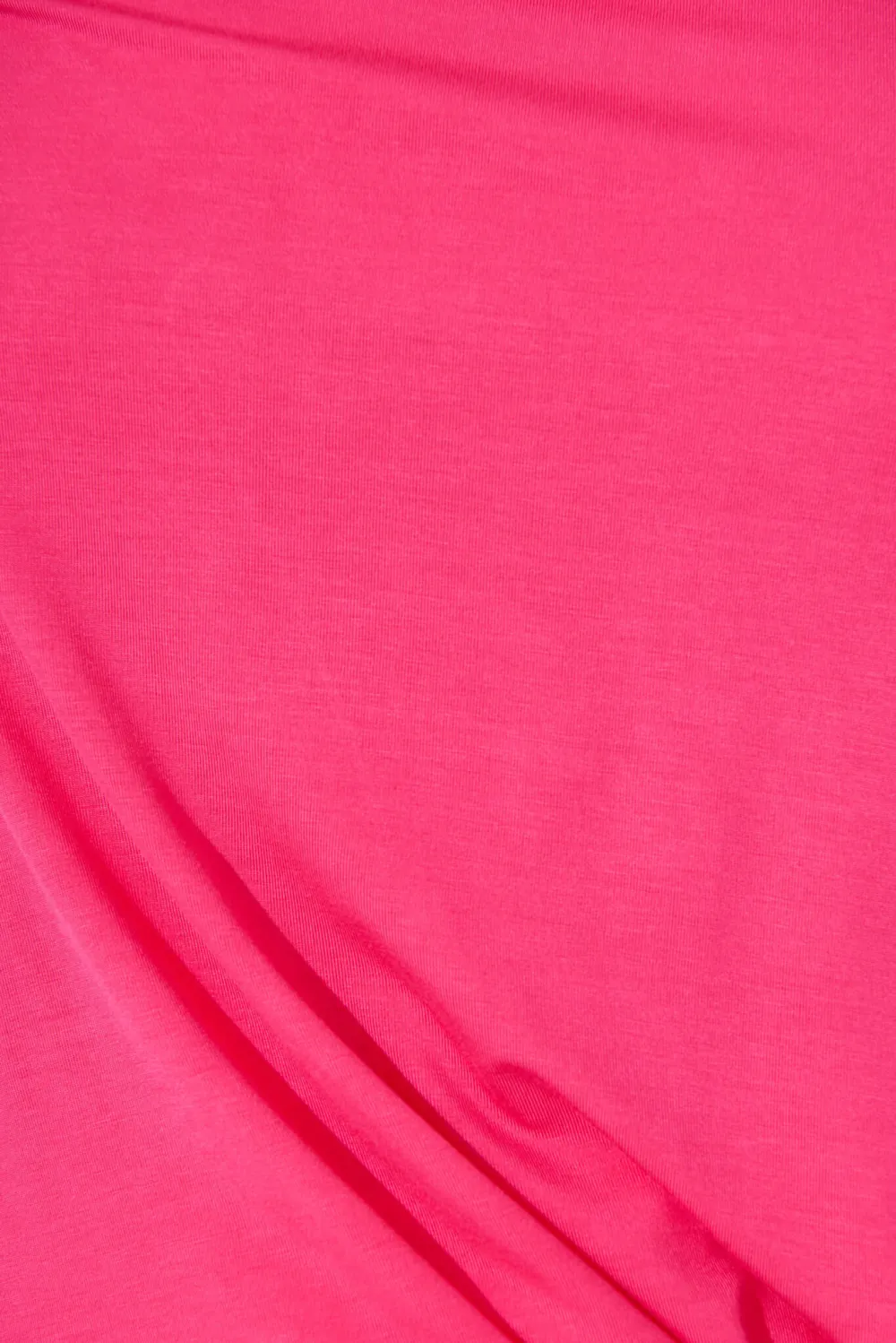 Pink Tie Front Short Sleeve Casual Top