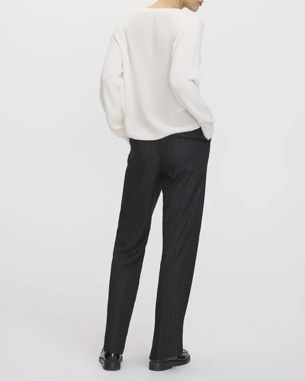 Cashmere-Blend V-Neck Sweater