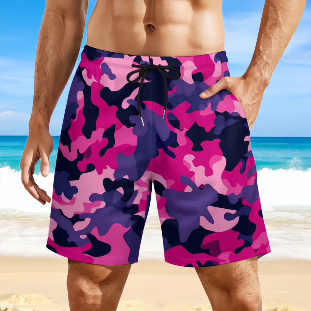 Various Colors Camouflage Sports Beach Shorts