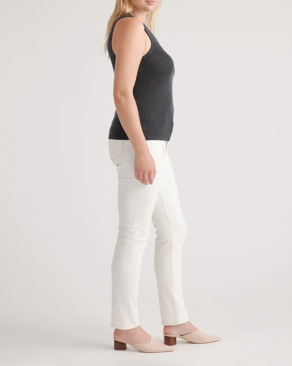 Featherweight Cashmere Ribbed Tank