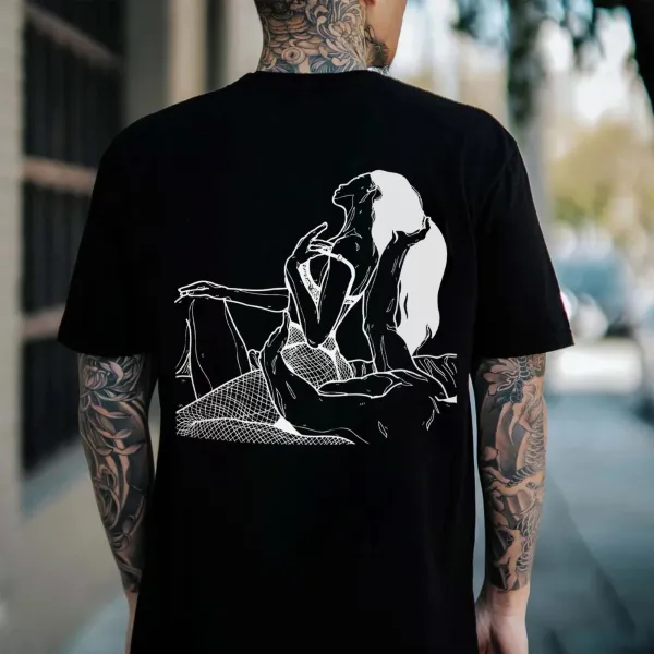 Till Death Do Us Apart Printed Men's T-shirt