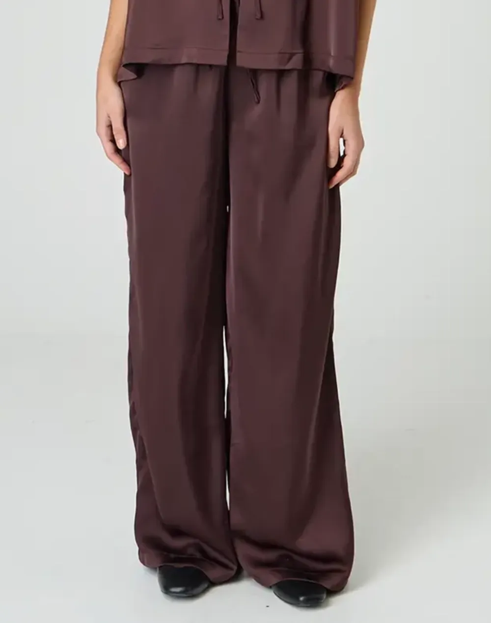 Satin Drawstring Pant