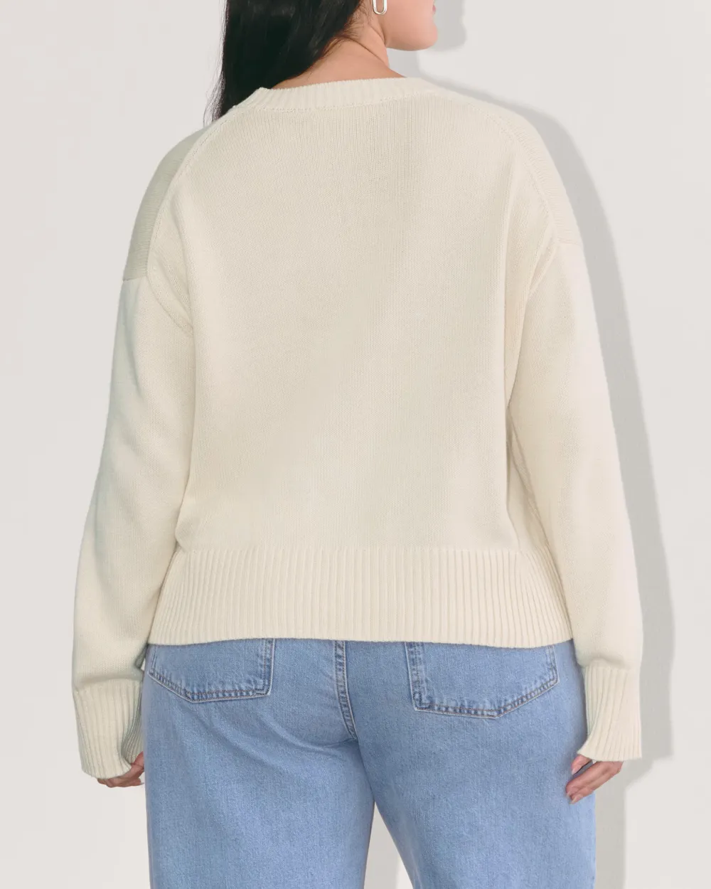 The Boxy Sweater in Everyday Cotton