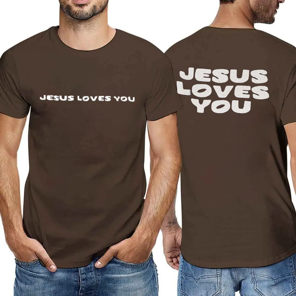 Men'S T-Shirt Jesus Loves You Tee