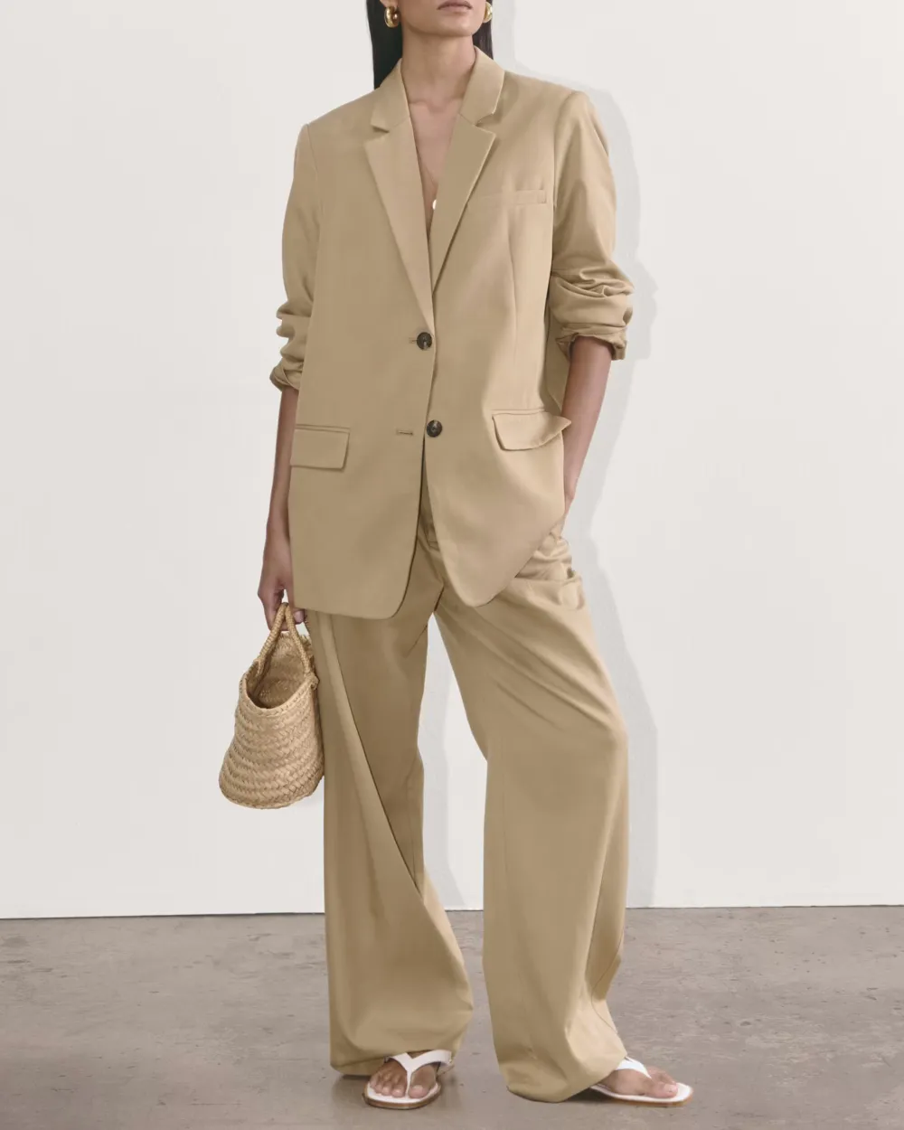 The Draper Pleated Pant in Buttersmooth