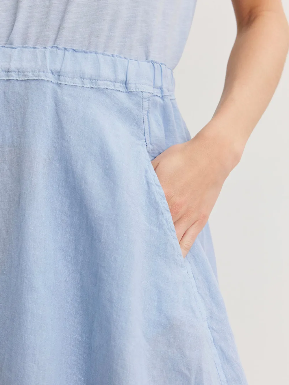 Fae Linen A-Line Skirt