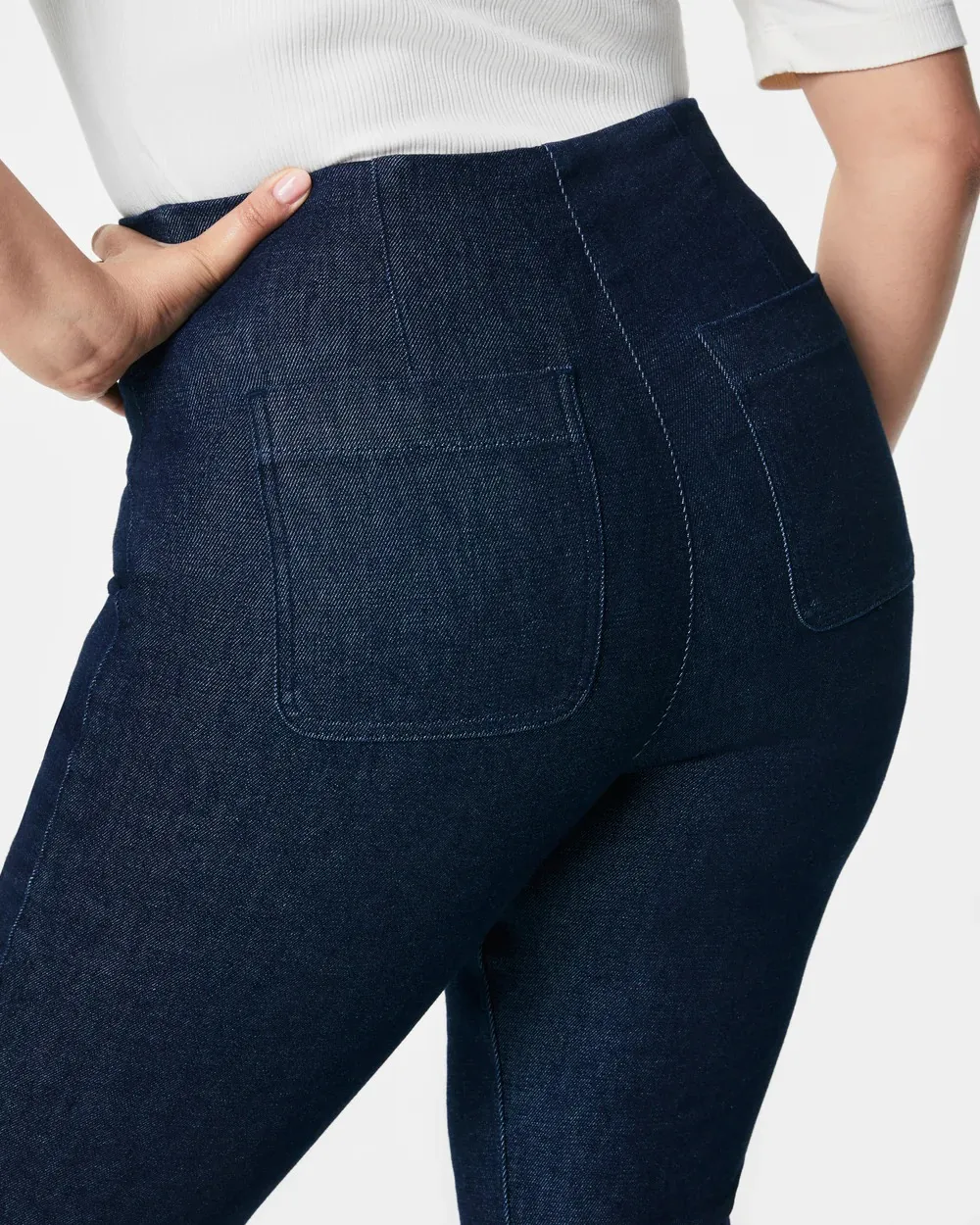 Raw Indigo Micro Flare Jeans