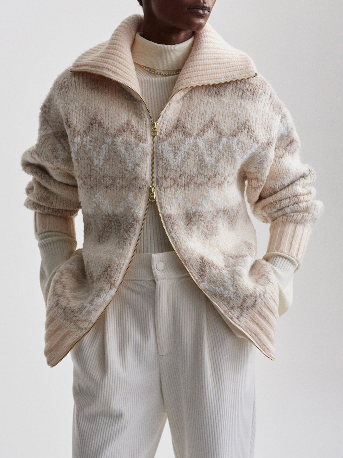 Brooke Fairisle Knit Jacket