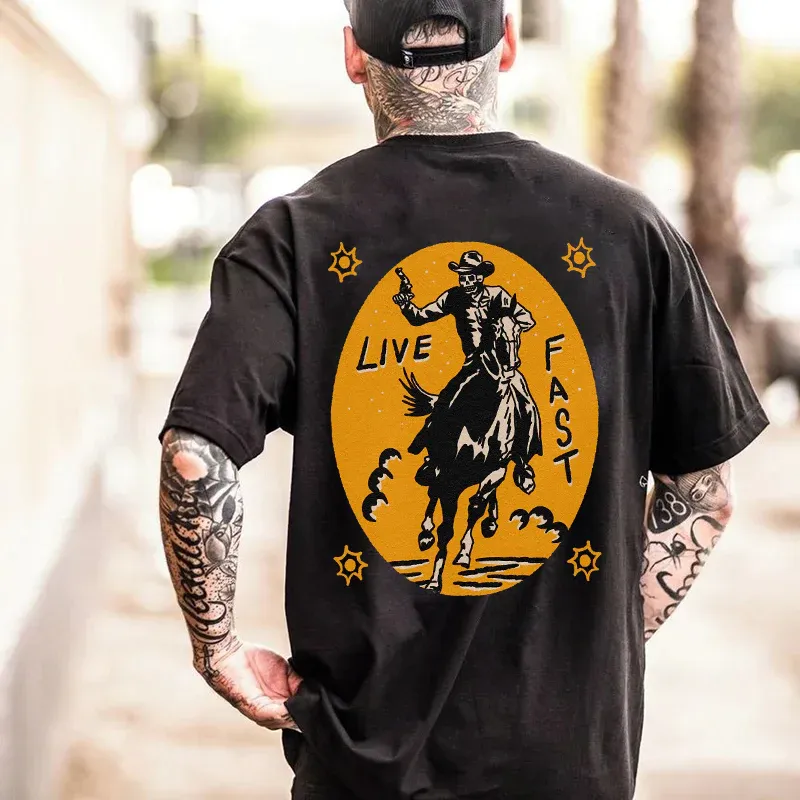 Live Fast Men's T-shirt