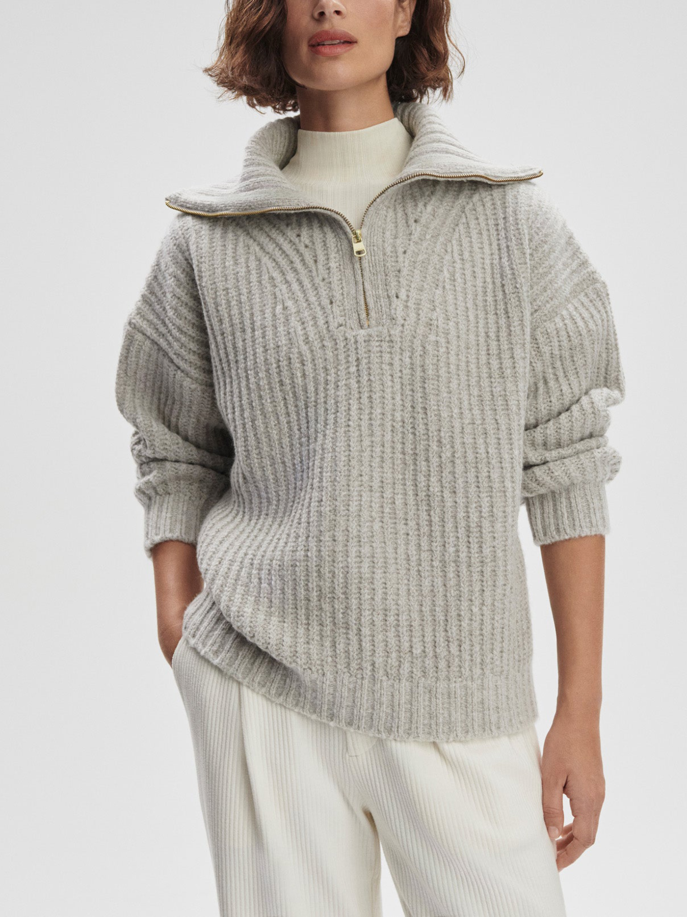 Flora Half-Zip Sweater