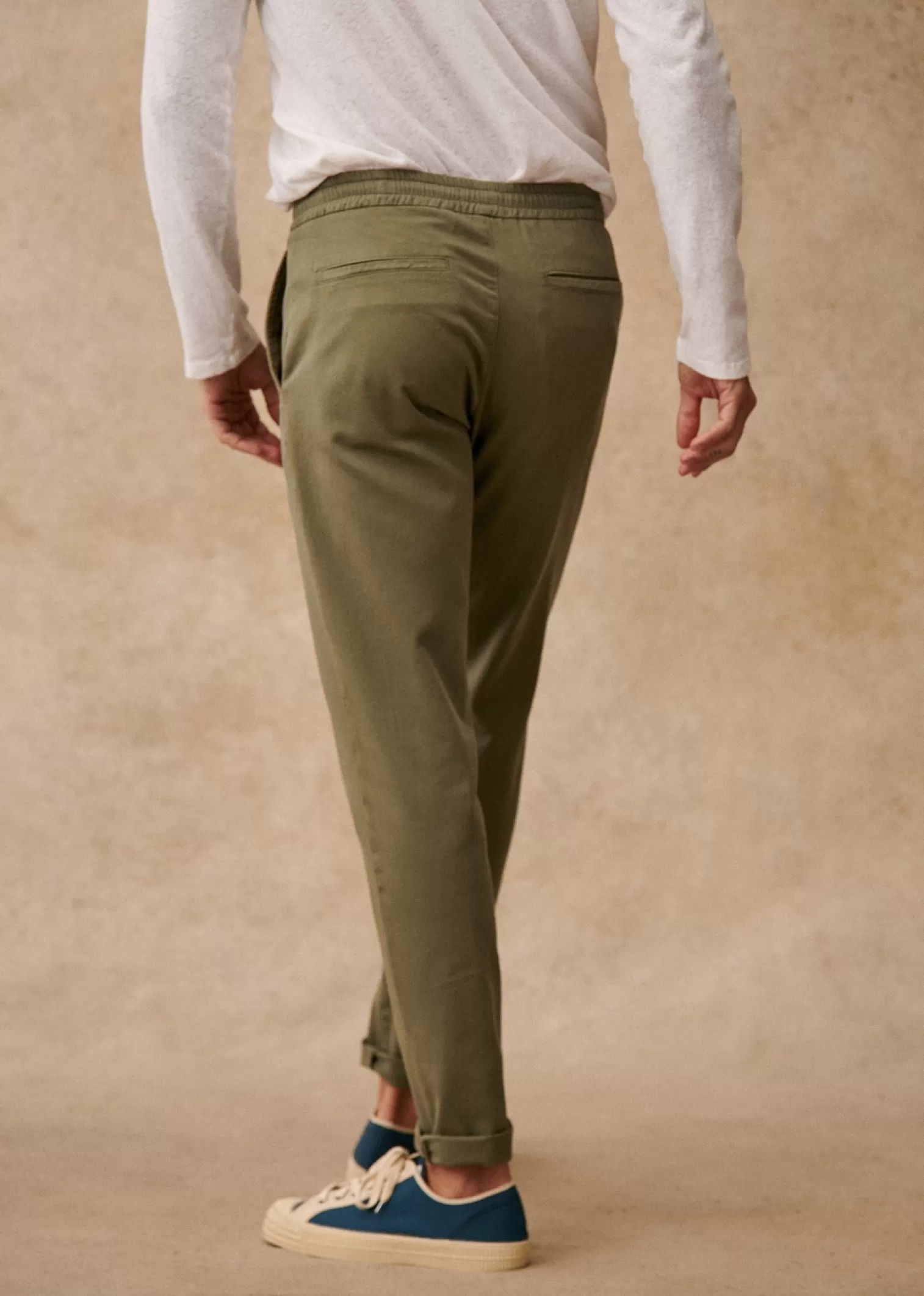 Danny Lightweight Cotton Trousers