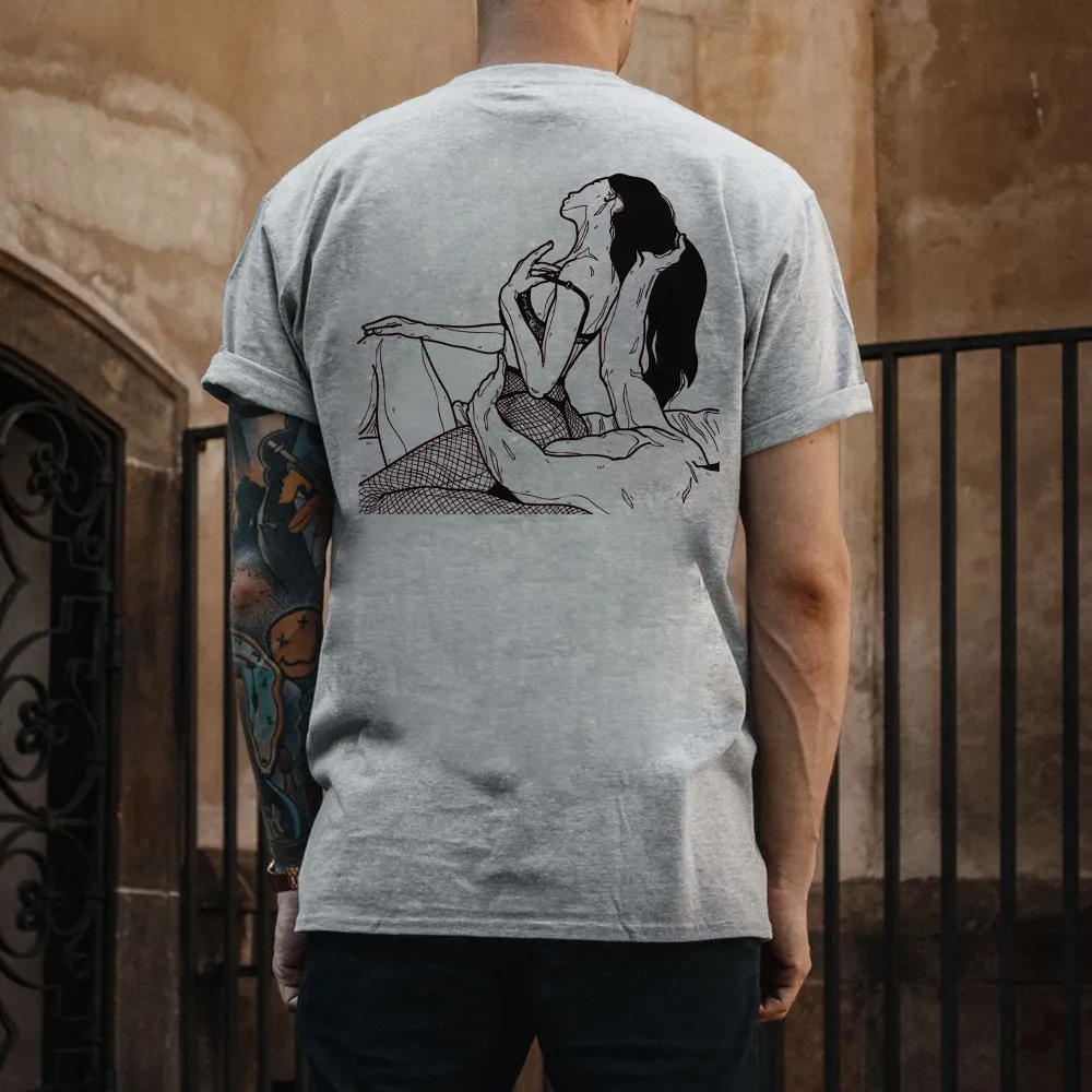 Till Death Do Us Apart Printed Men's T-shirt