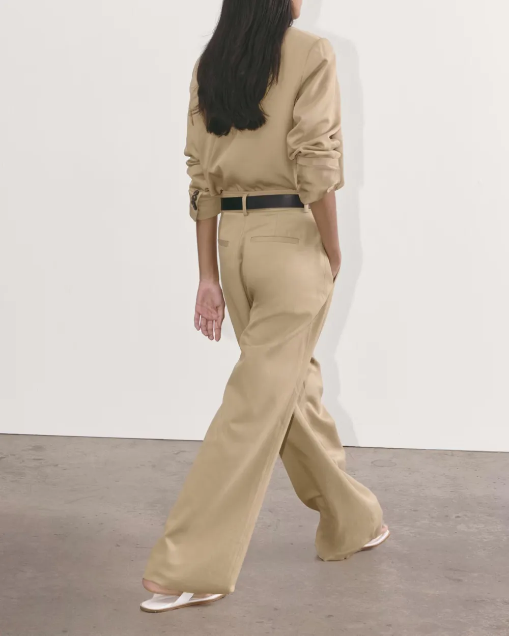 The Draper Pleated Pant in Buttersmooth