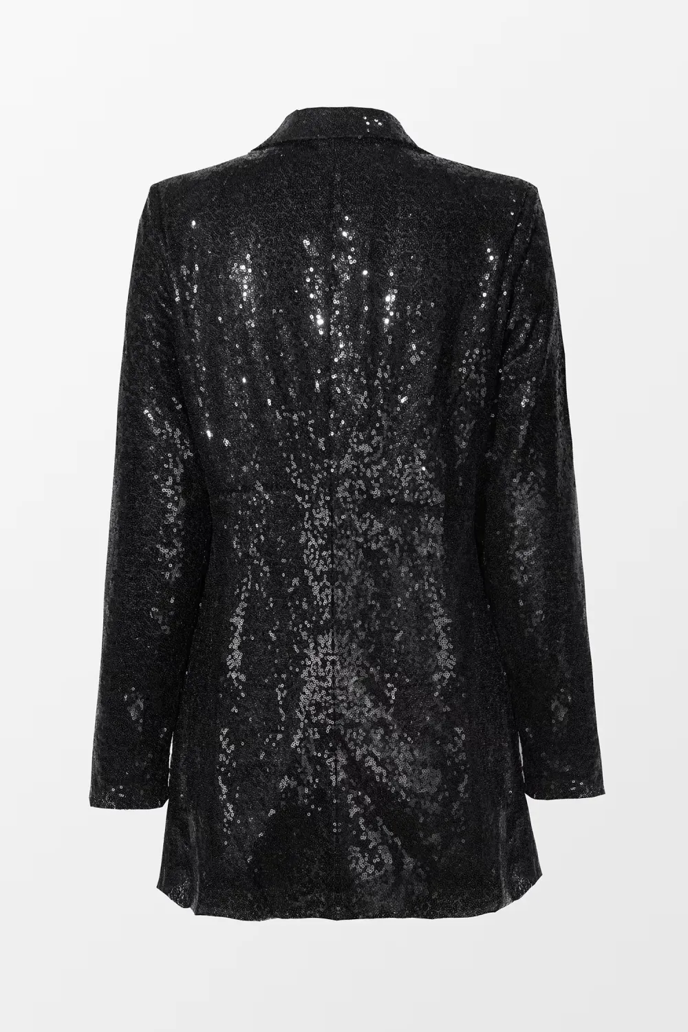 Starlight Sequin Open-Front Blazer