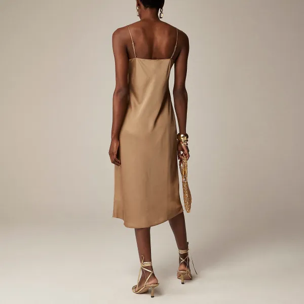 Gwyneth slip dress in luster charmeuse