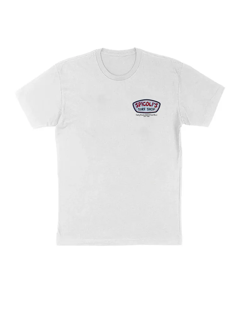 Spicoli'S Surf Shop Tasty Waves And A Cool Buzz Men'S T-Shirt