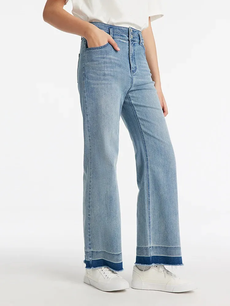 Micro-Flared Loose Women Jeans