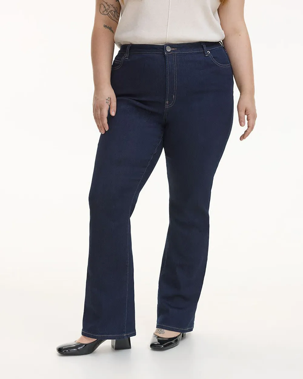 Boot-Leg Mid-Rise Jean - Curvy Fit