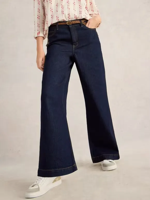 Full Length Ayla Wide Leg Jean