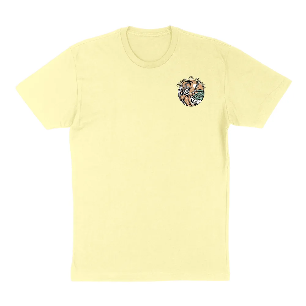 Men'S Summer Round Neck Short Sleeve Casual T-Shirt With Slogan And Skull Print