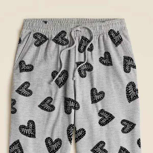 Soft rib wide-leg pant