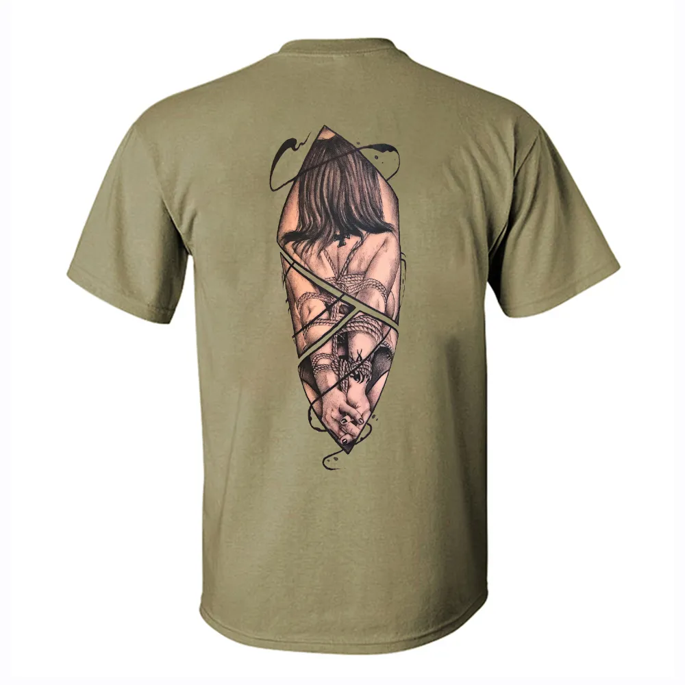 Bondage Game Printed Men's T-shirt