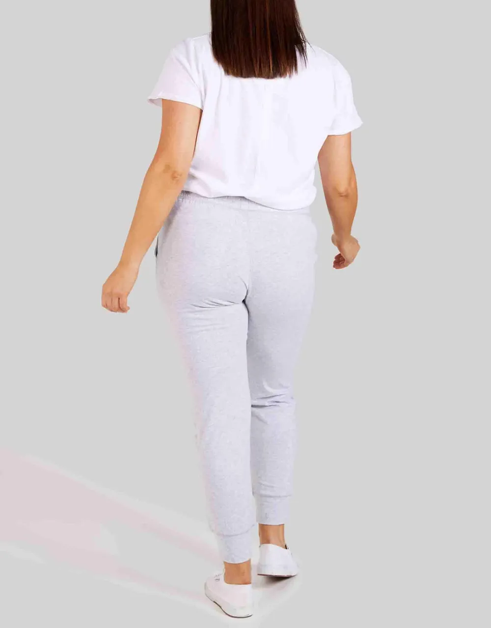 3/4 Brunch Pants - Grey Marle