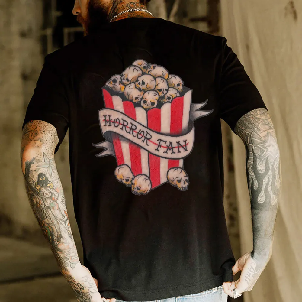 Horror Fan Printed Men's T-shirt