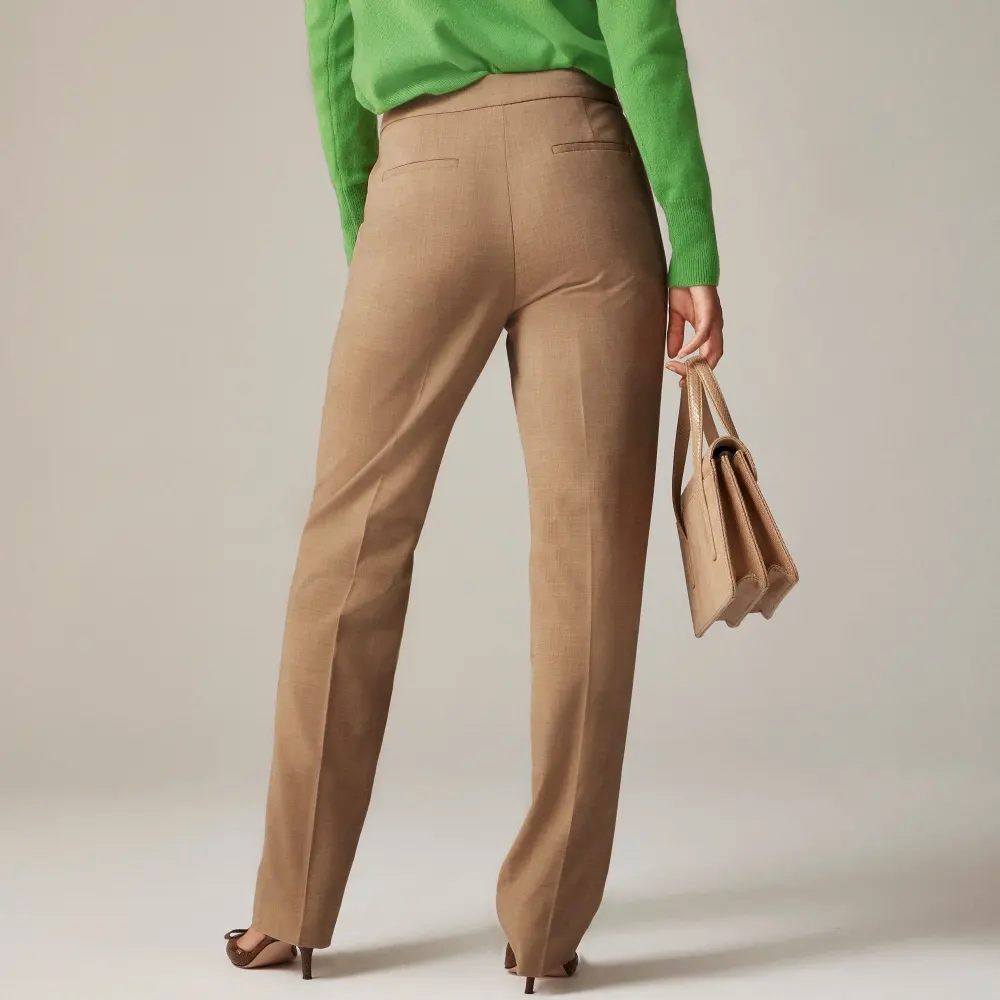 Full-length Kate pant in Italian bi-stretch wool blend