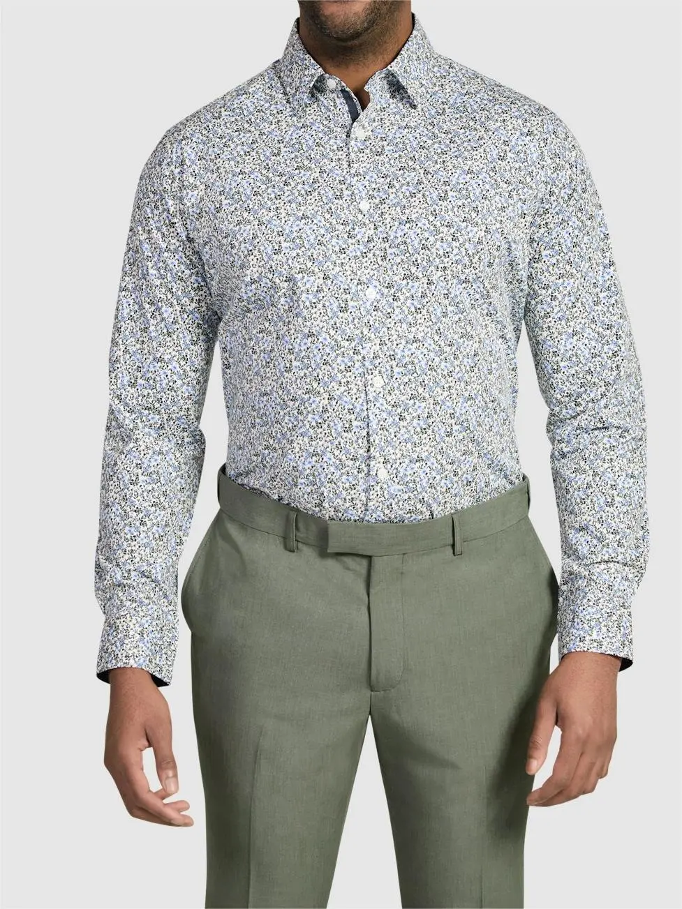 FERN SEVILLE FLORAL STRETCH SHIRT