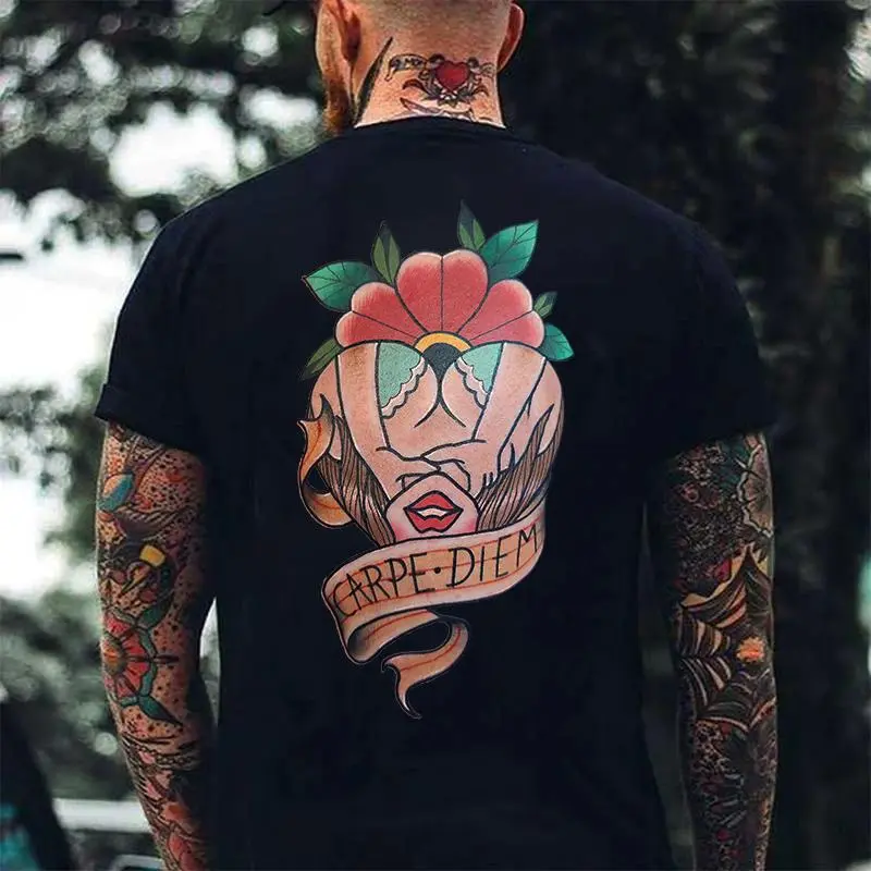Carpe Diem Printed Men's T-shirt