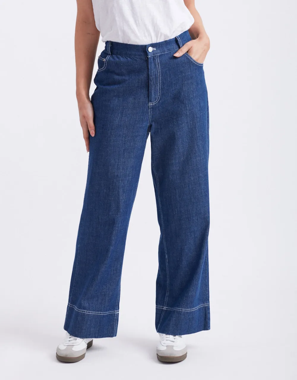 Logan Denim Pants - Indigo Denim