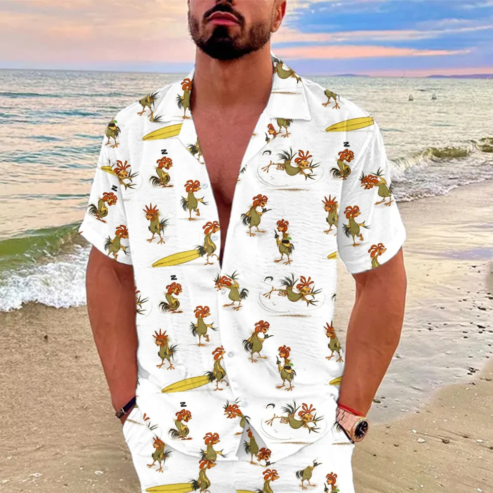 Big Z Men's Shirt&Short Two-piece set