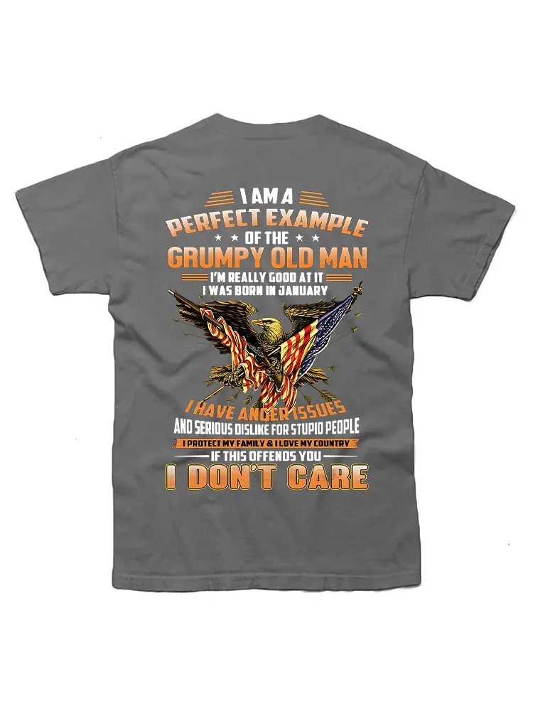 Im A Perfect Example The Grumpy Old Man Was Born In June Gift For Mens Men'S T-Shirt