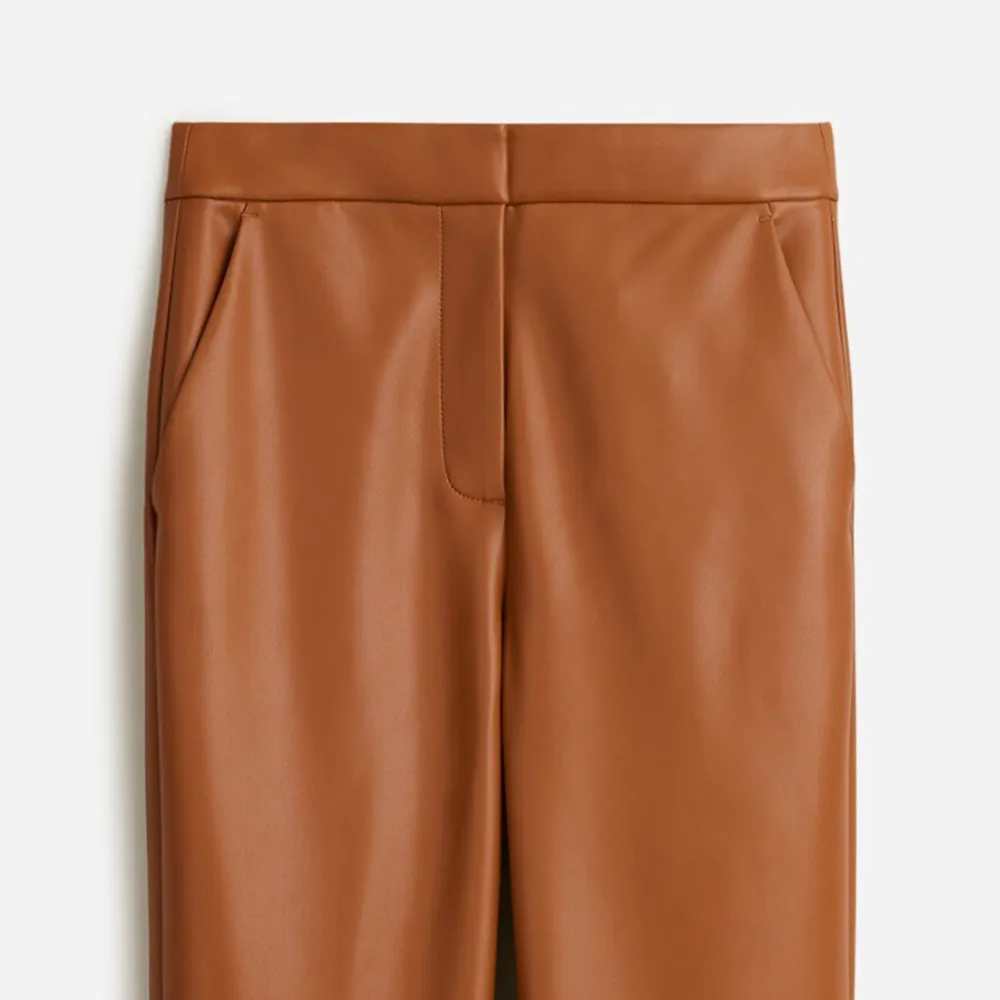 Kate straight-leg pant in faux leather