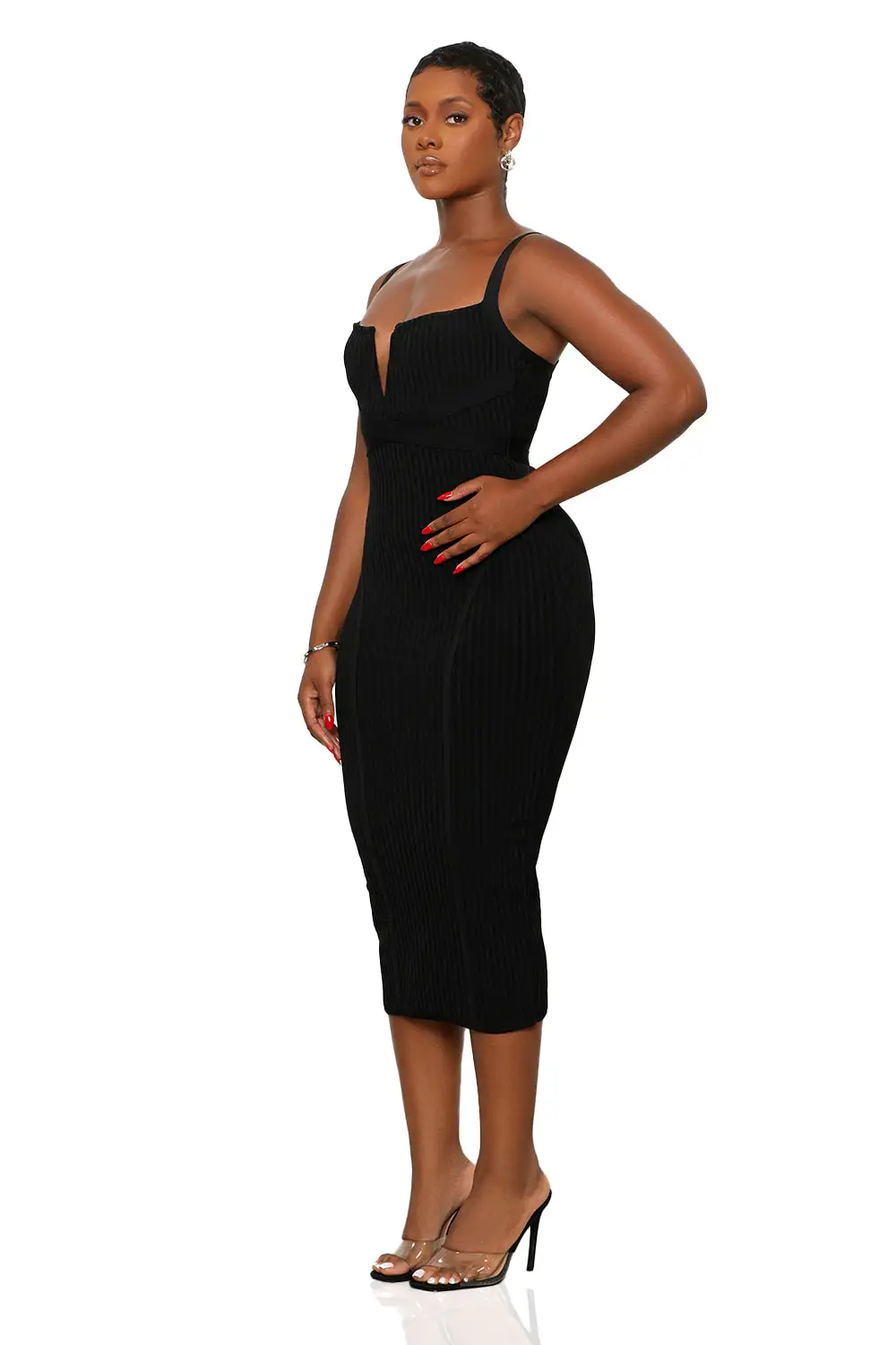 Let’s Date Bandage Dress (Black)