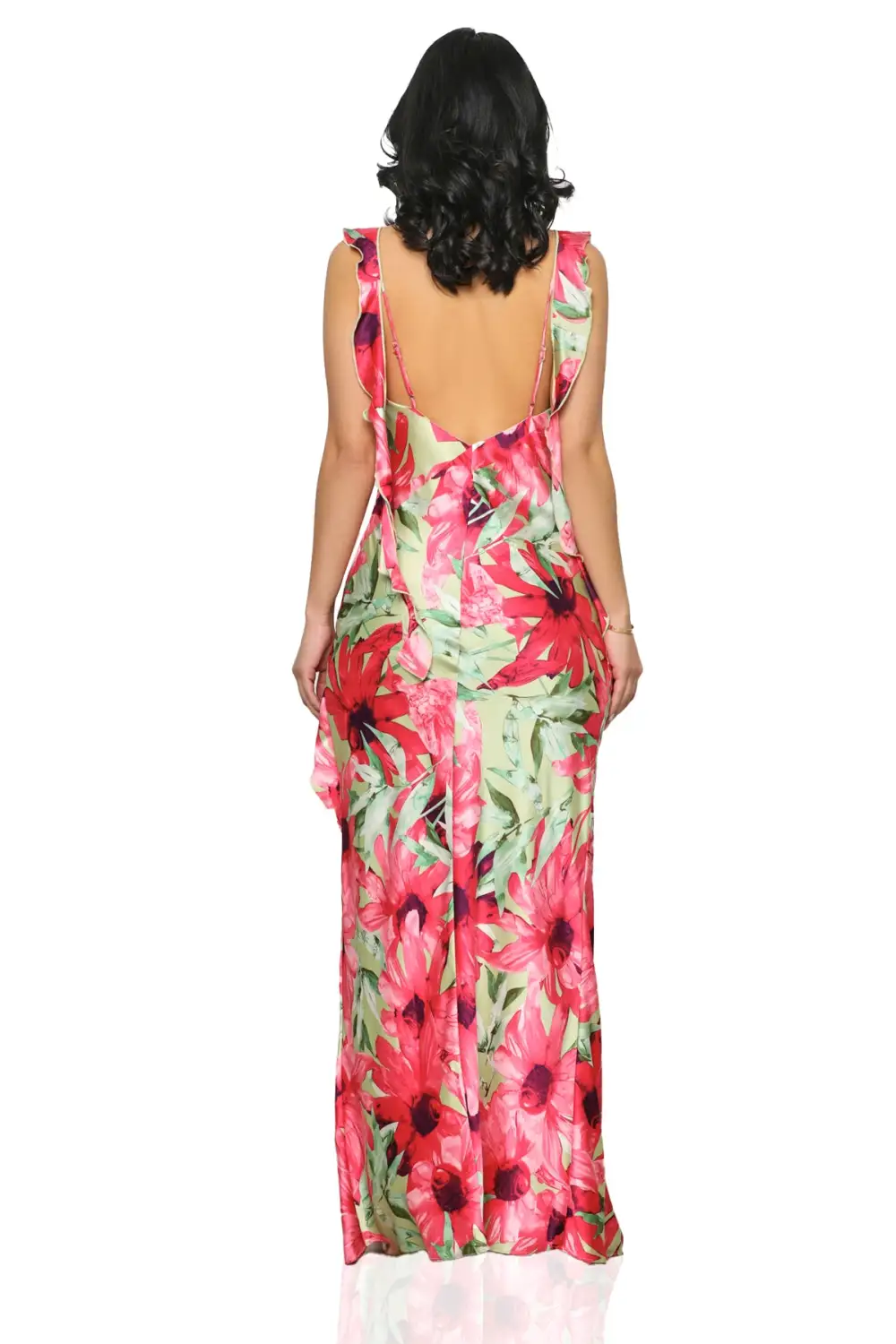 Spring Dreams Floral Maxi Dress (Pink Multi)- FINAL SALE