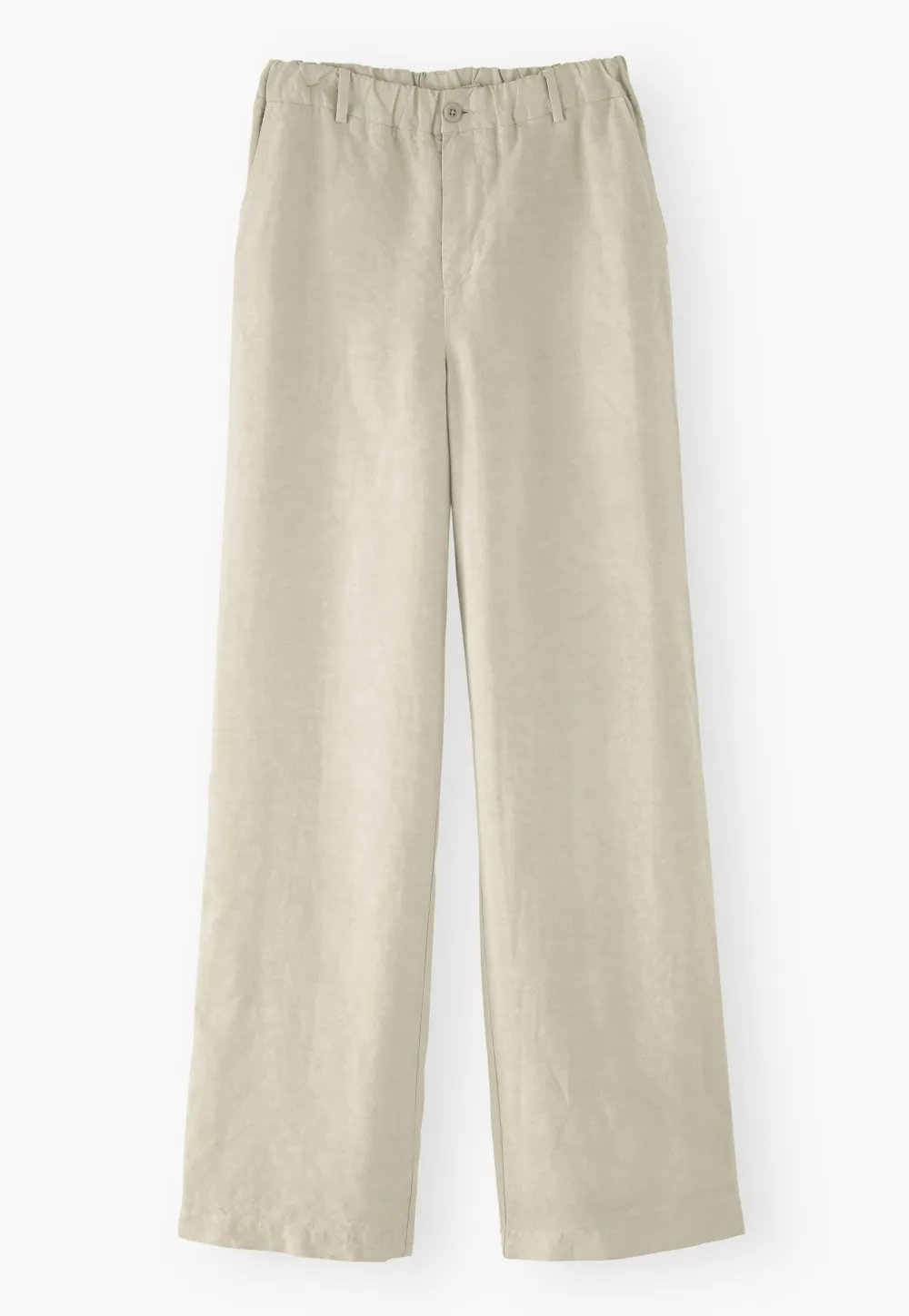 Wide-leg trousers
Lyocell & linen