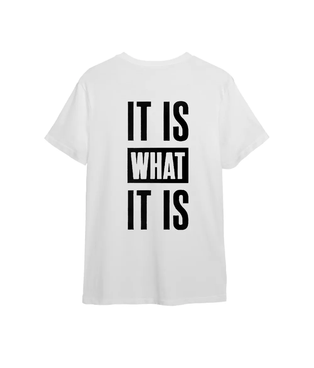 IT IS WHAT IT IS Printed Men's T-Shirt
