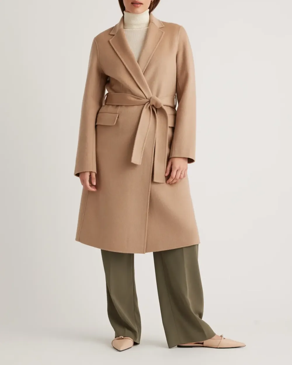 Daily Double-Faced Wrap Coat